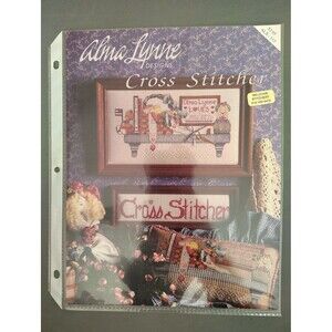 Alma Lynne Cross Stitcher Pattern Leaflet ALX-113 Vintage 1993 Country Sewing